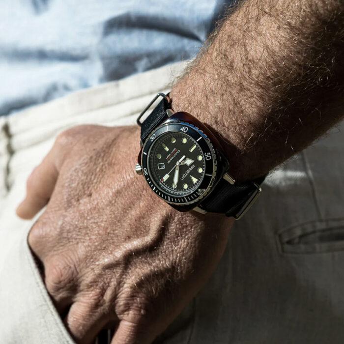 Lucky One Briston Clubmaster Diver Pro Black Watch