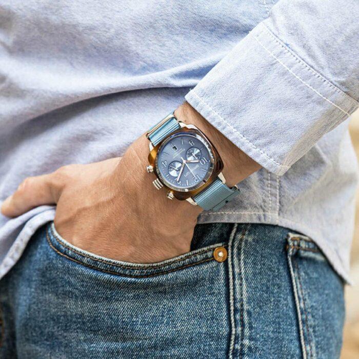 Lucky One Briston Clubmaster Ice Blue Watch