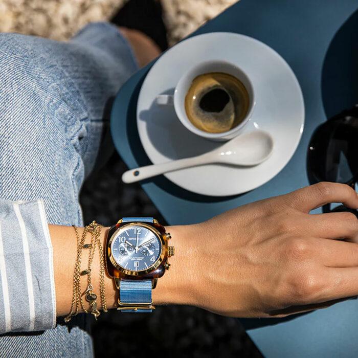 Lucky One Briston Clubmaster Ice Blue Watch