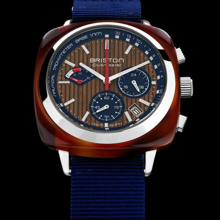 Lucky One Briston Clubmaster Regatta Walnut Watch
