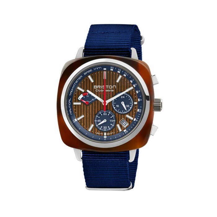 lucky one Briston Clubmaster Regatta Walnut Watch