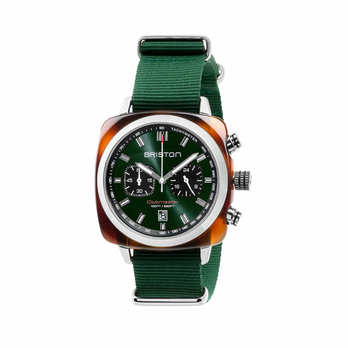 lucky one Briston Clubmaster Sport Green Watch