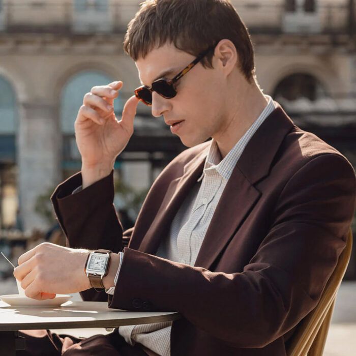 Lucky One Briston Kennedy Brown Automatic Watch