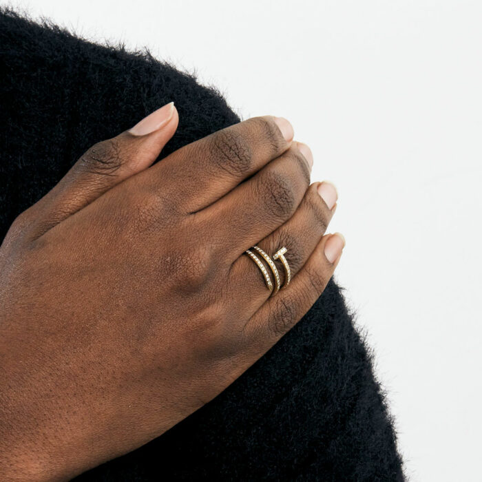 Lucky One Cartier Juste Un Clou Diamond Ring