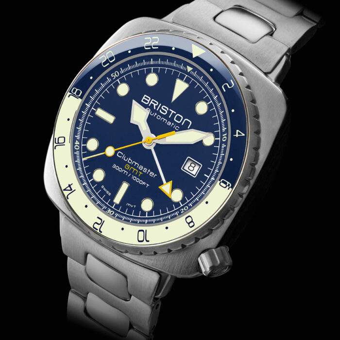 Lucky One Clubmaster Diver Pro GMT Briston Watch