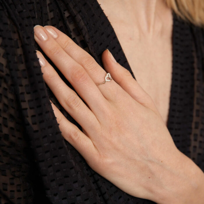 Lucky One DINH VAN – Double Hearts Ring