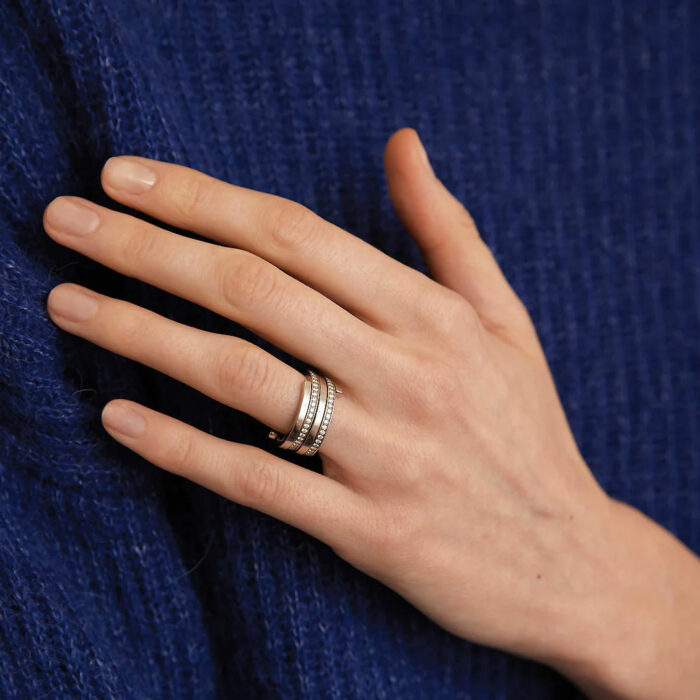 Lucky One DINH VAN – Spiral Duo Ring