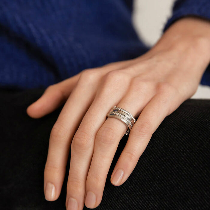 Lucky One DINH VAN – Spiral Duo Ring