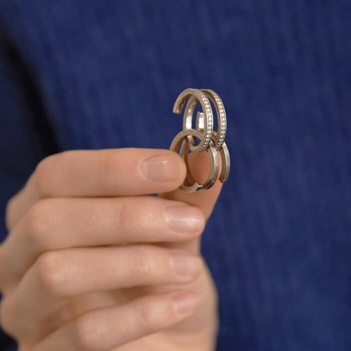 Lucky One DINH VAN – Spiral Duo Ring