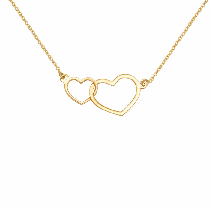 lucky one Double Heart Necklace