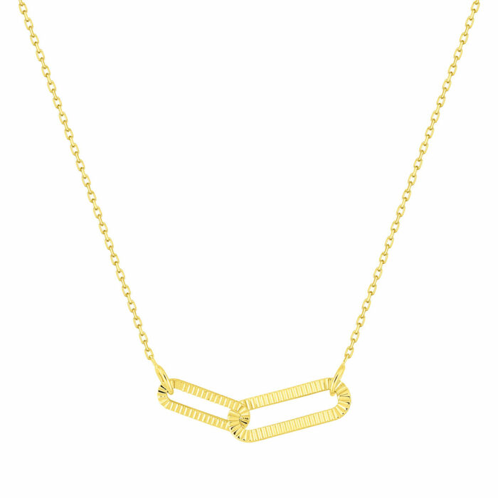 lucky one Double Link Necklace