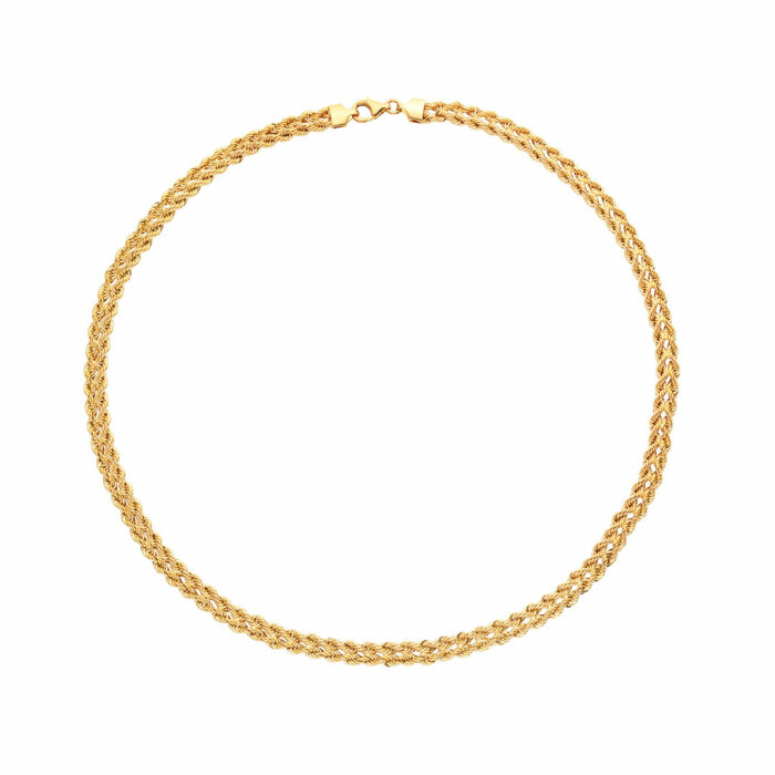 lucky one Double Rope Necklace