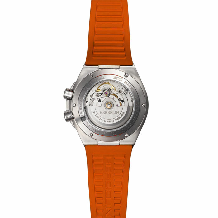 Lucky One HERBELIN Cap Camarat Diver Orange Watch