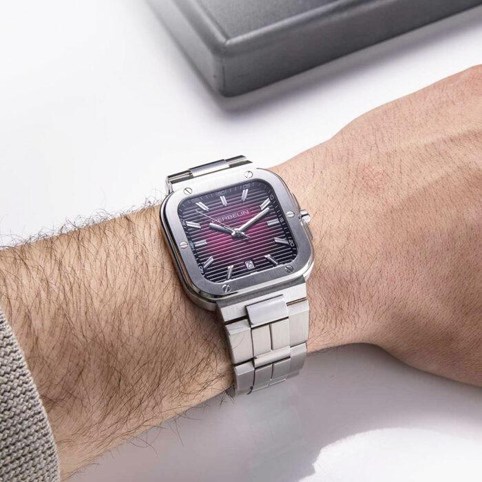 Lucky One HERBELIN Cap Camarat Square Red Watch