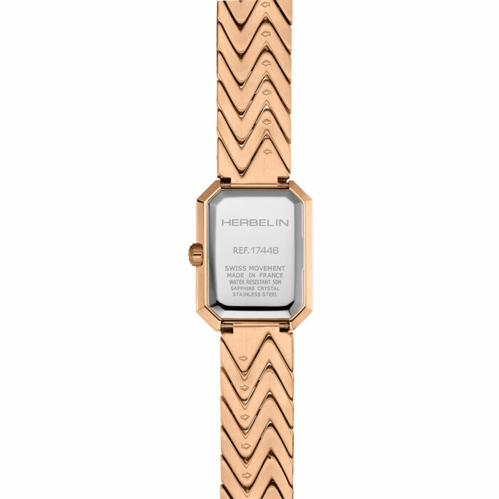 Lucky One Herbelin Octogone Rose Gold Watch