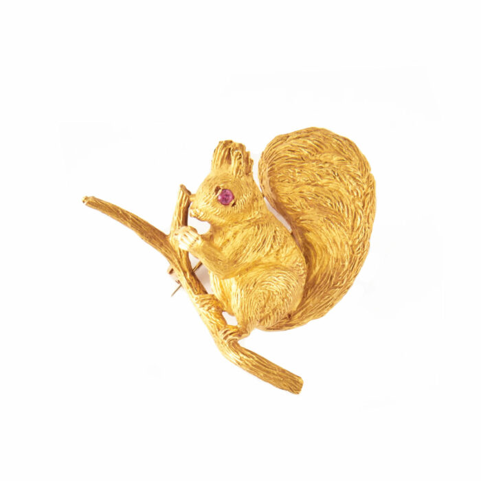 lucky one HERMÈS – Squirrel Brooch
