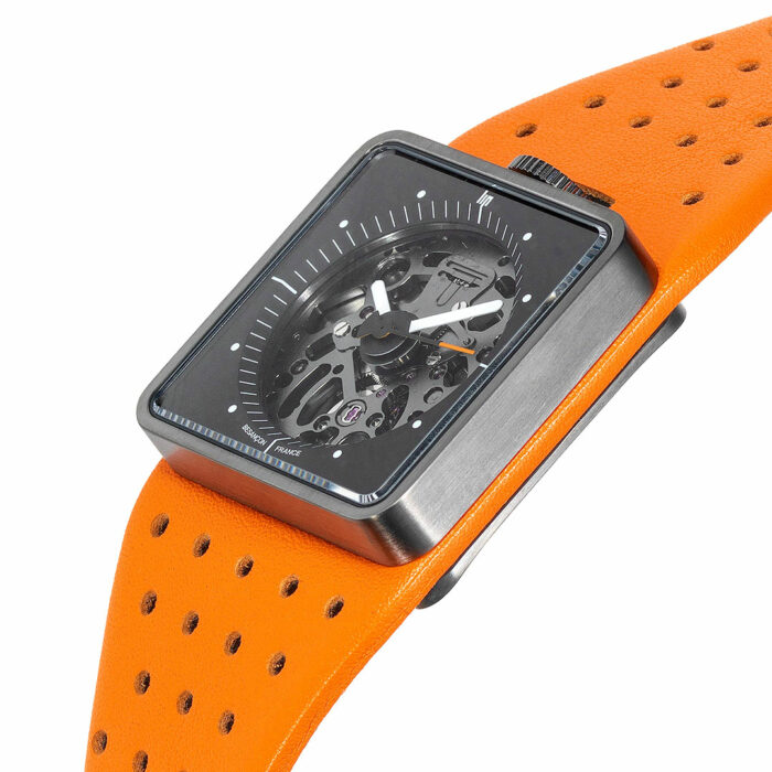 Lucky One LIP Big TV Orange Strap Watch