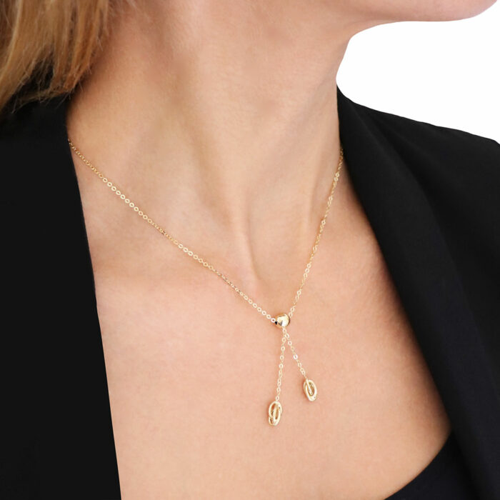 lucky one Palm Necklace