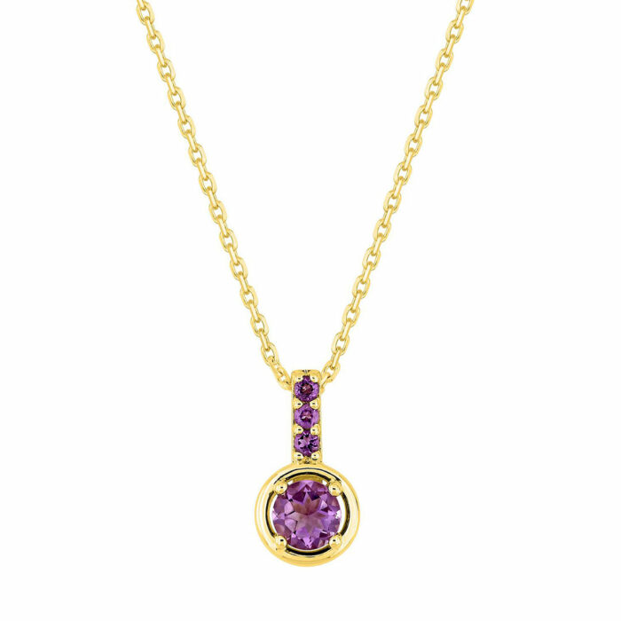 lucky one Purple Necklace