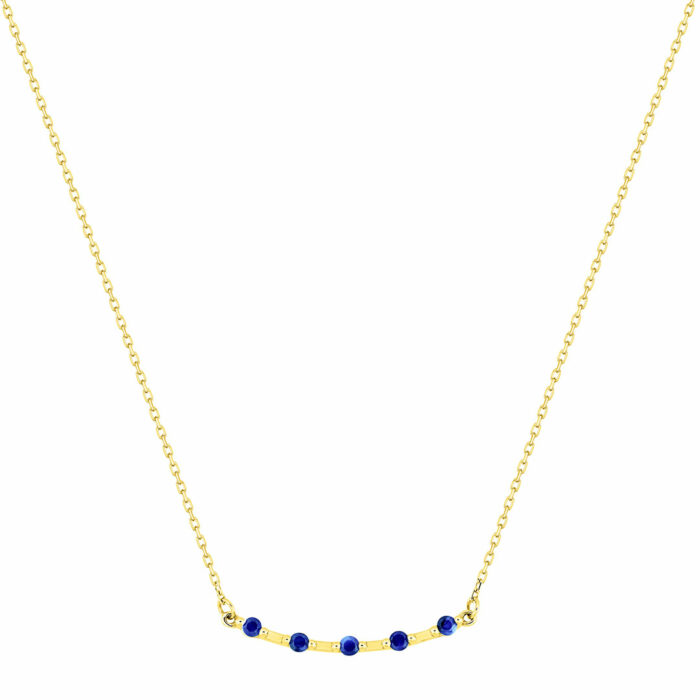 Lucky One Shining Ruby Necklace – Yellow Gold