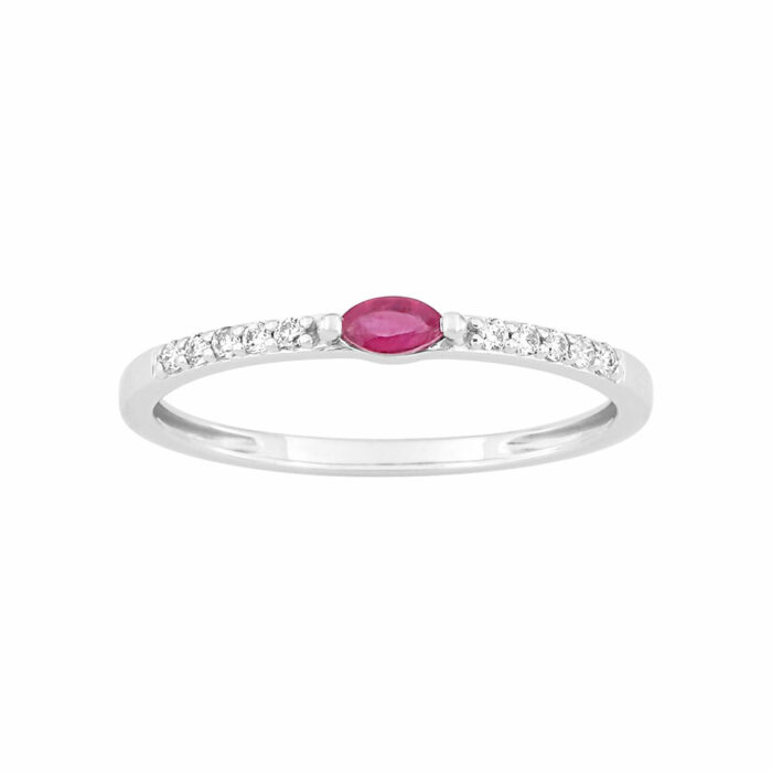 lucky one Signature Ring #2 – Ruby Diamonds
