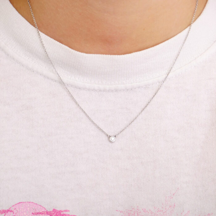 Lucky One TIFFANY & CO – Diamond By The Yard Necklace