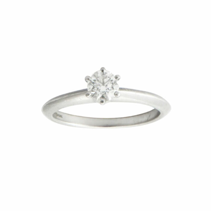 lucky one TIFFANY & CO – Platinum Solitaire Ring