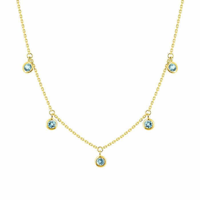 lucky one Topaz Pampilles Necklace