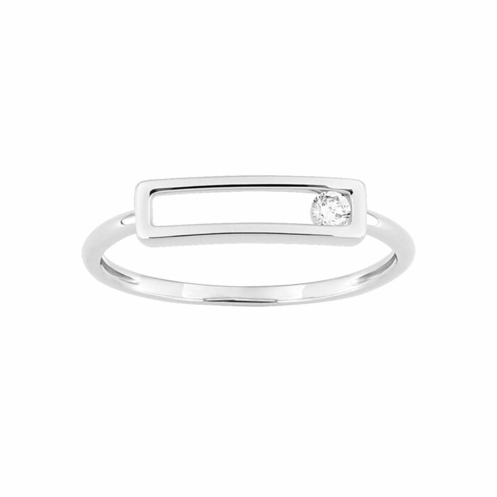 lucky one Uno Ring – Diamond Gold