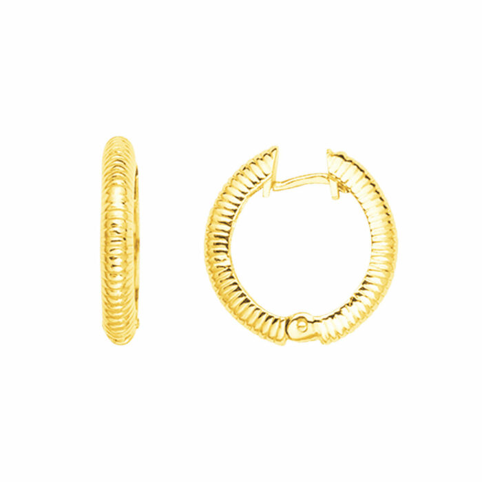 lucky one Wavy Earrings 3mm Diameter 13mm