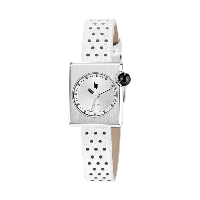 lucky one Mach 2000 Mini Square LIP White Watch 671193