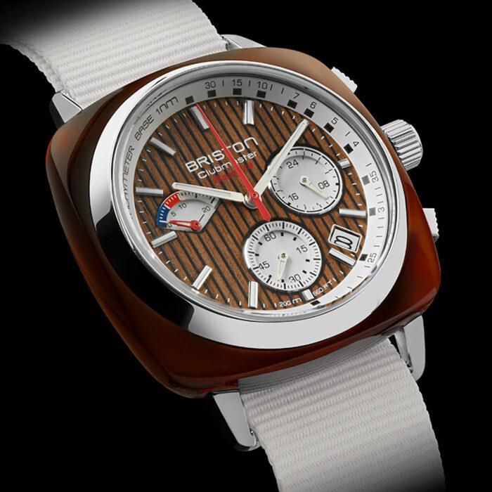 Lucky One Montre Briston Clubmaster Regatta Noyer Blanc*