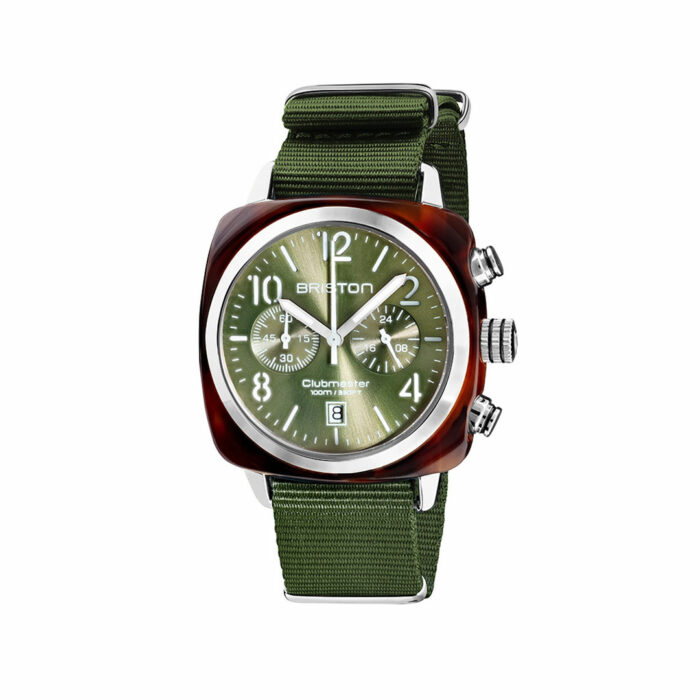 lucky one Olive Green Clubmaster Classic Briston Watch