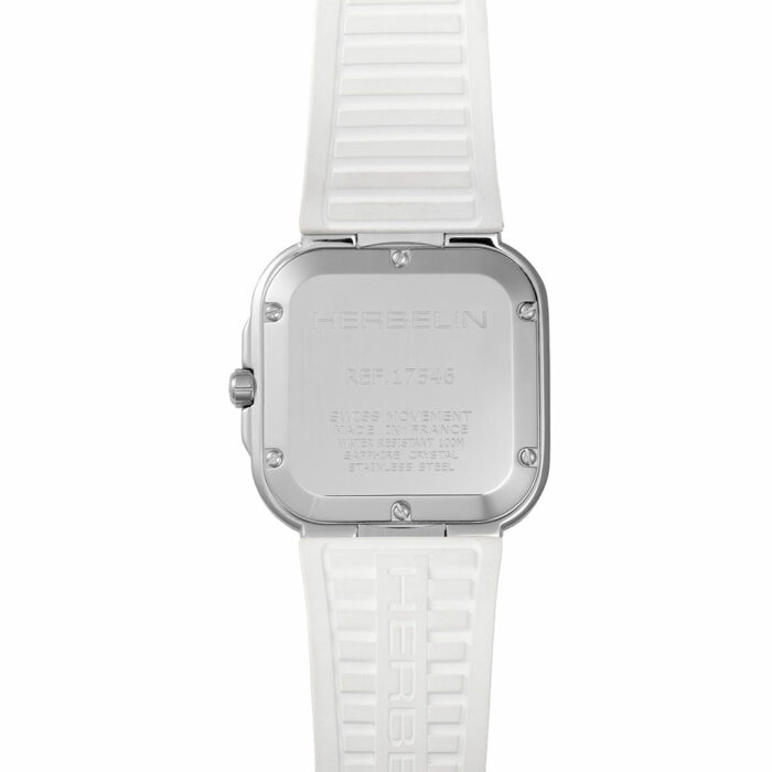Lucky One Rosé Champagne Cap Camarat Square Watch Herbelin