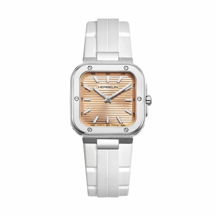 lucky one Rosé Champagne Cap Camarat Square Watch Herbelin