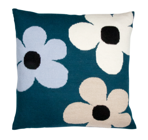 luckyboysunday Lucky Flower Pillow Case Green