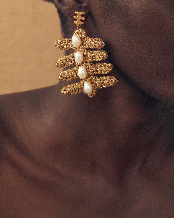 lucy folk Acropora Earrings