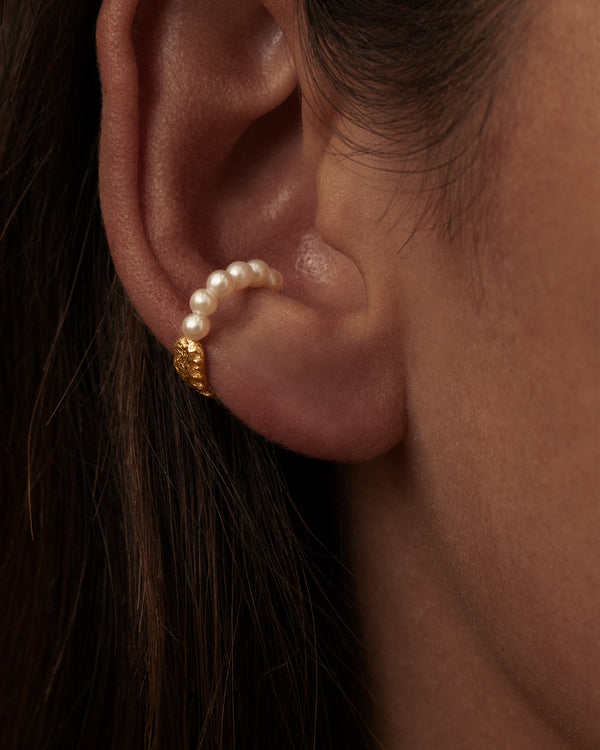 lucy folk Anchovy Ear Cuff - 9ct