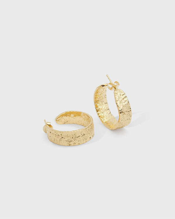 Lucy Folk Anchovy Hoop Earrings