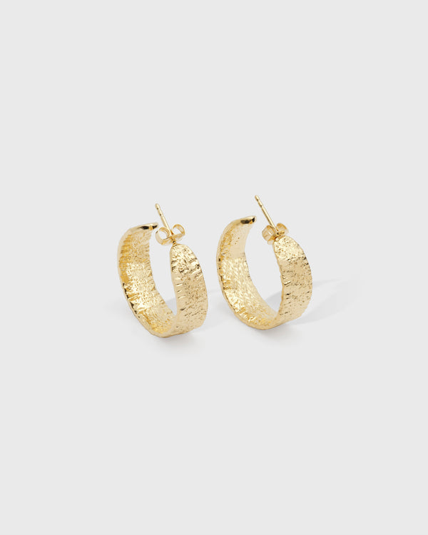 Lucy Folk Anchovy Hoop Earrings
