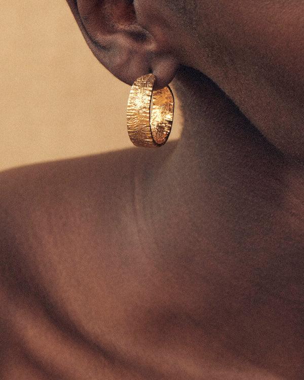 lucy folk Anchovy Hoop Earrings