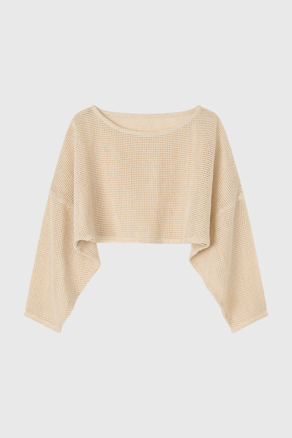 Lucy Folk Aura Crochet Crop