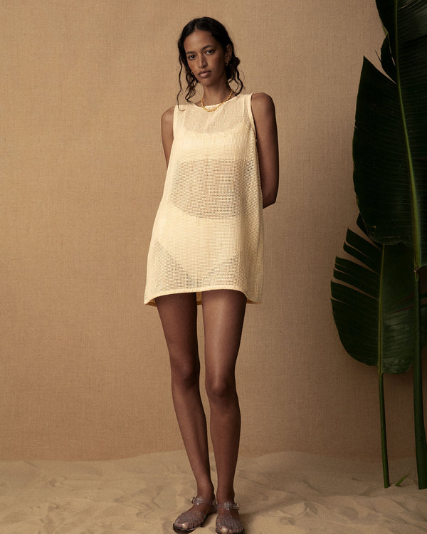 Lucy Folk Aura Crochet Dress