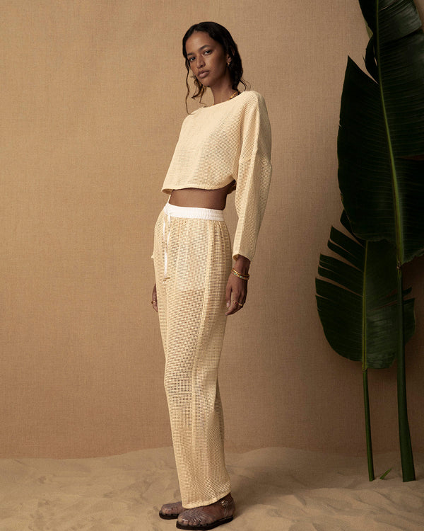 lucy folk Aura Crochet Pant