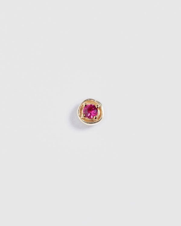 Lucy Folk Birthstone Single Stud
