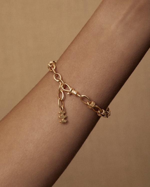 Lucy Folk Curio Charm Bracelet - 9ct