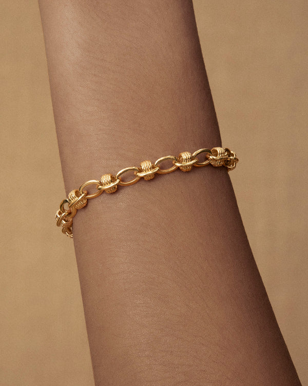 lucy folk Curio Charm Bracelet - 9ct