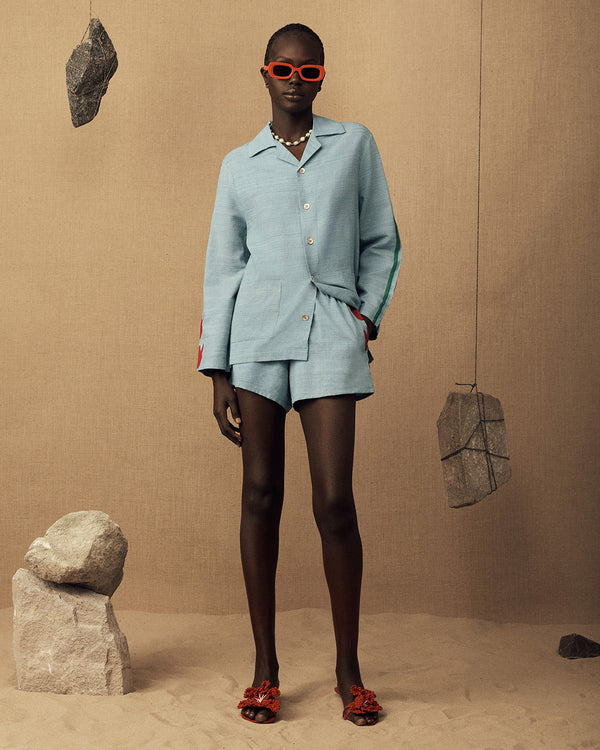 lucy folk Flaura Silk Shirt