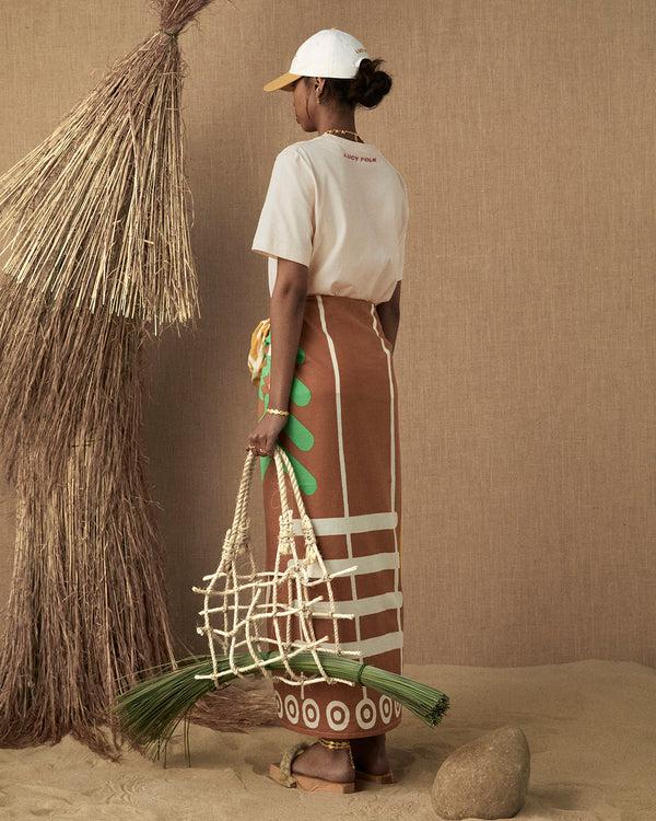 Lucy Folk Hand Printed Sarong