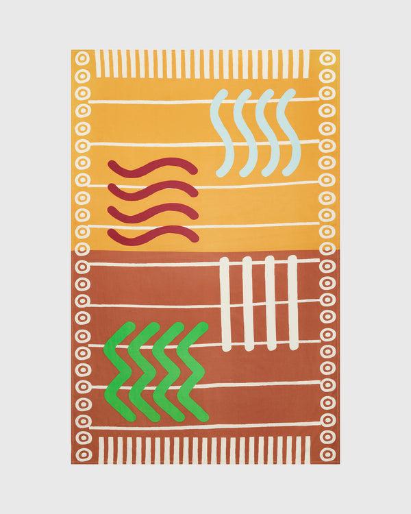 Lucy Folk Hand Printed Sarong